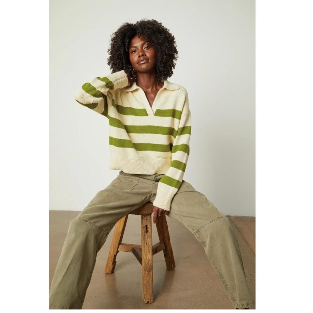 Velvet by Graham & Spencer Lucie Polo Sweater